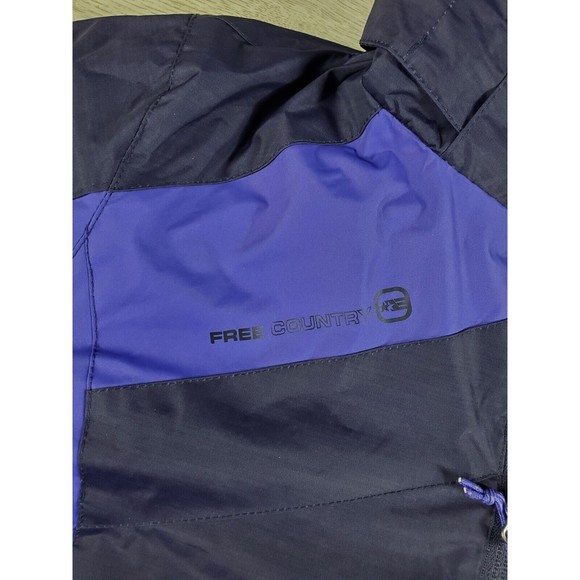Free Country Jacket Women's Size L Blue Hooded Rain Radiance - Picture 6 of 14
